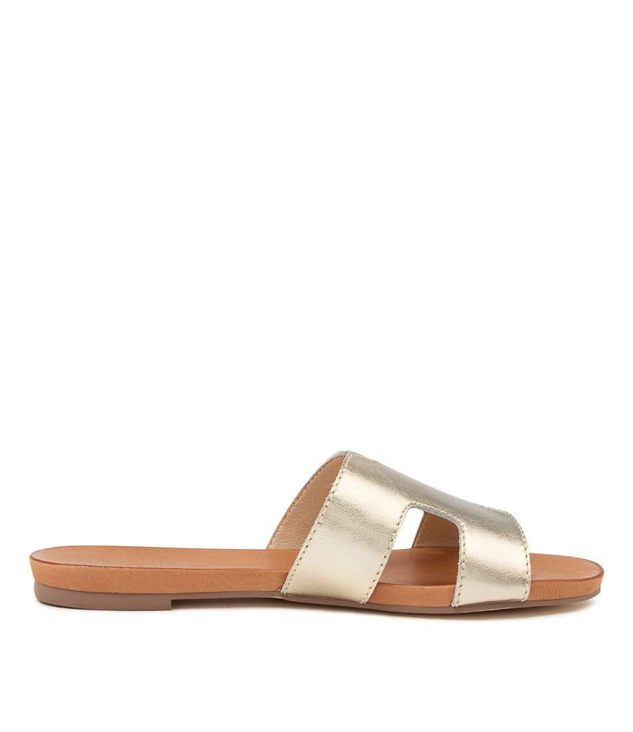 Inside View Women's Django & Juliette Jamel Sandal In Pale Gold Leather Sku: Dj15832F39Le