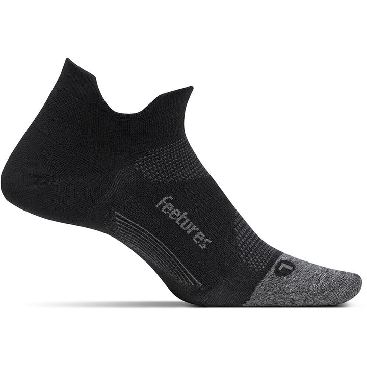 Unisex Feetures Elite Light Cushion No Show in Black sku: E50159