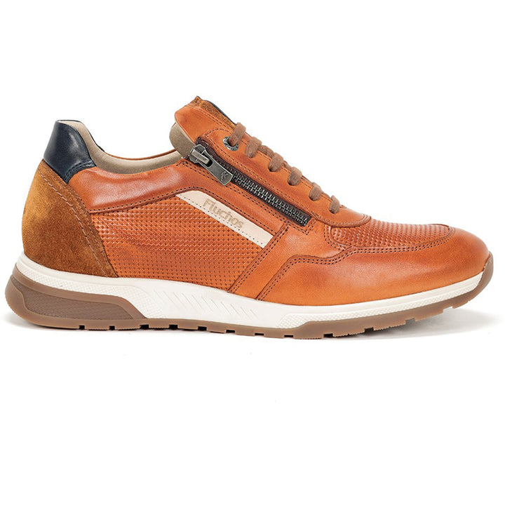 Quarter view Men's Fluchos Footwear style name Louis in color Cuero. Sku: F1752-CUE