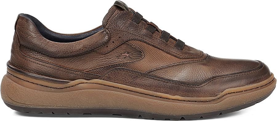 Quarter turn view Men's Fluchos Footwear style name Rocky in color PIEDRA. Sku: F2040-PIEDRA