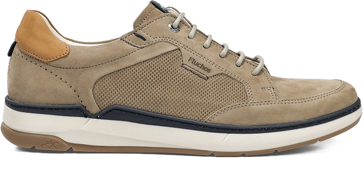 Quarter turn view Men's Fluchos Footwear style name Jeff in color Marmota. Sku: F2211-MARMOTA