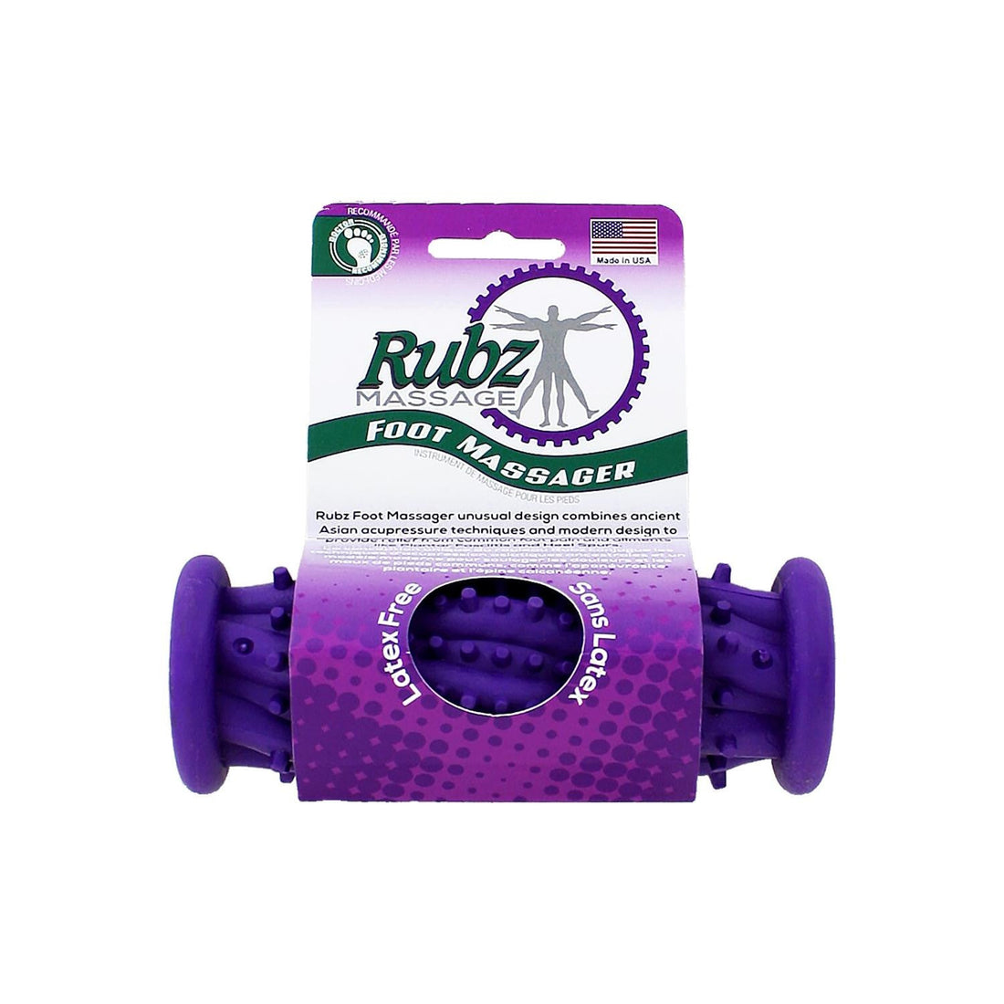 Due North Foot Massage Roller Purple