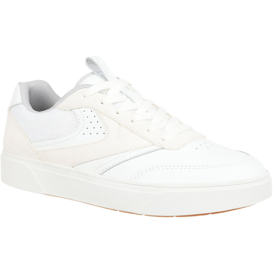 Quarter view Women's Vionic Footwear style name Rebel Karmelle Wide in color White. Sku: I6625S2W-100