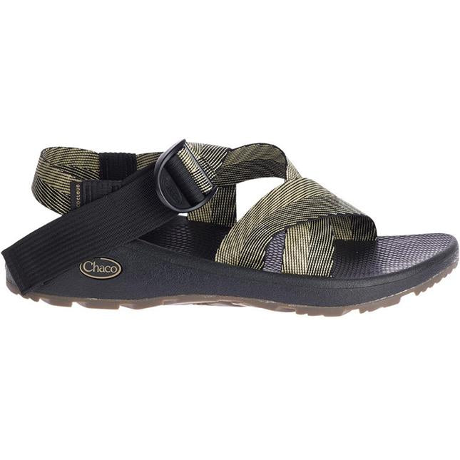 Quarter view Men's Chaco Footwear style name Mega Z Cloud in color Odd Black. Sku: JCH107223