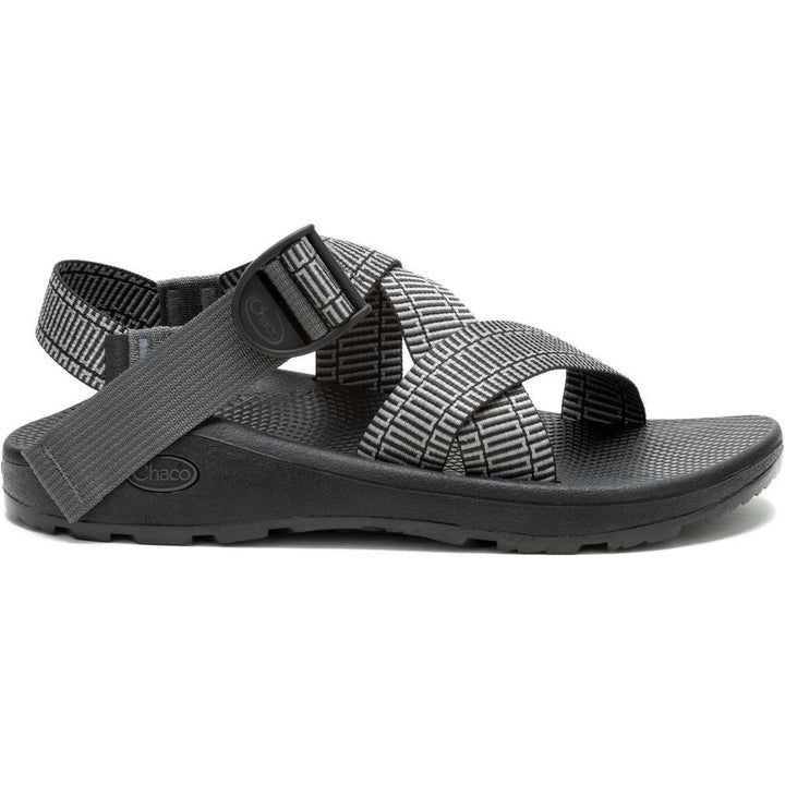 Quarter view Men's Chaco Footwear style name Mega Z/Cloud in color Bond Black. Sku: JCH108825