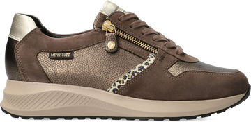 Quarter turn view Women's Mephiso Footwear style name Kim in color ICE BROWN. Sku: KIM1220T