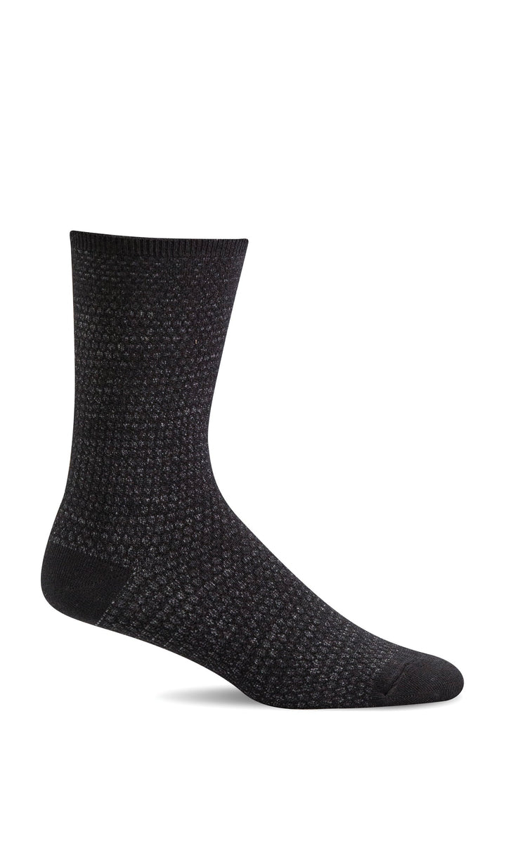 Women's Sockwell Socks style name Wabi Sabi in color Black. Sku: LD163W-900