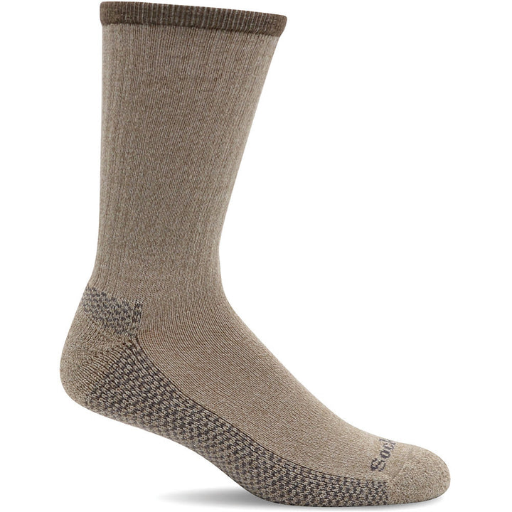 Quarter view Men's Sockwell Sock style name Ranger color Khaki. Sku: LD79M-030