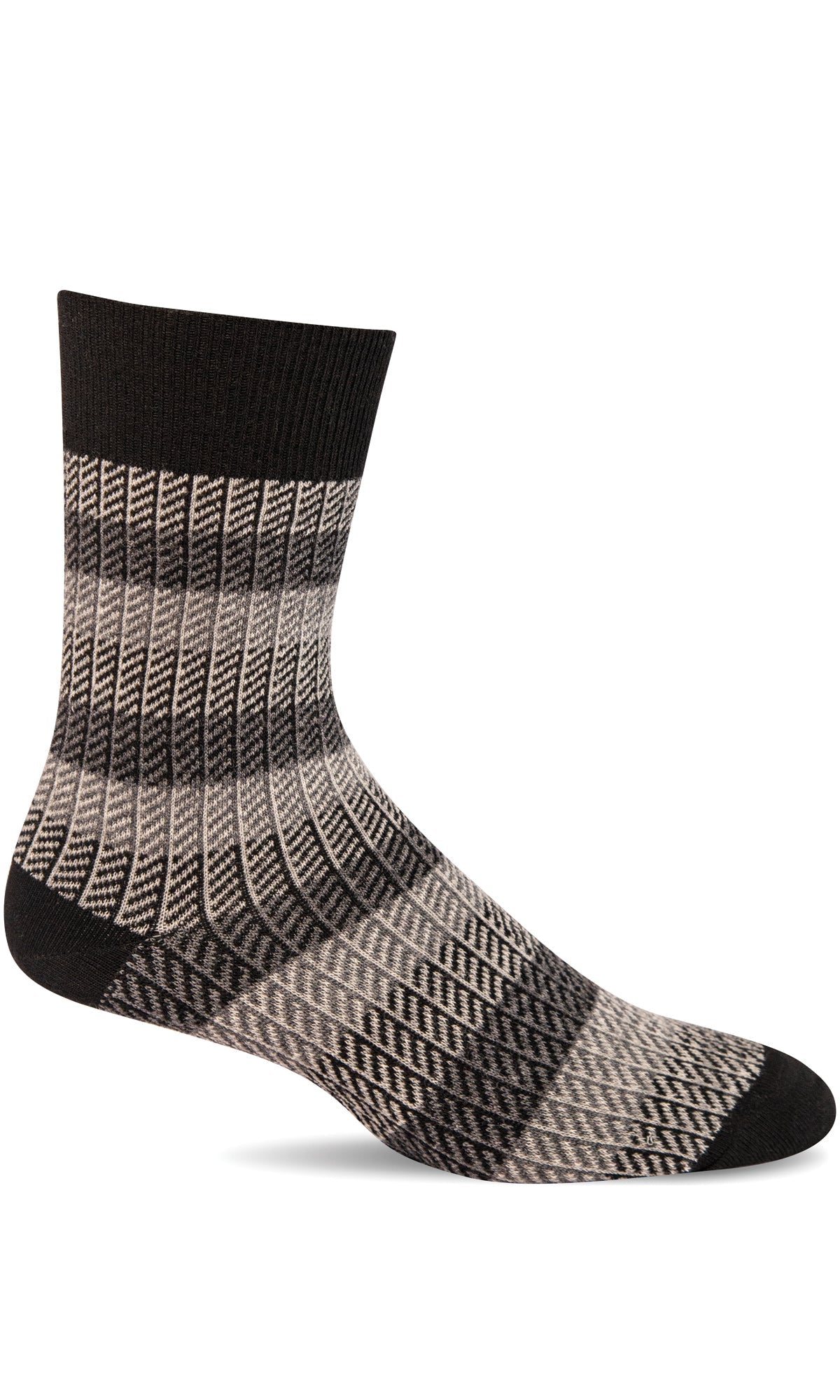 Men's Sockwell Socks style name Ticking Tweed in color Black. Sku ...