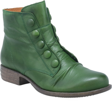 Quarter turn view Women's Miz Mooz Footwear style name Louise in color KIWI. Sku: LOUISE-KIWI