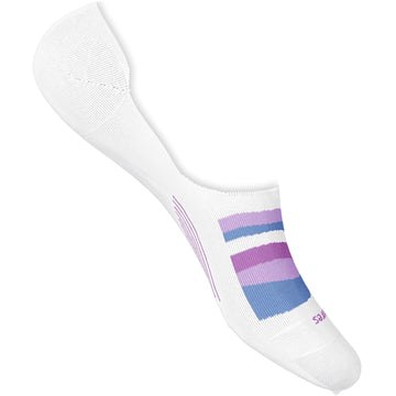 Quarter turn Women's Feetures Sock style name Everyday Invisible Breezy in color Breezy Violet. Sku: LW75771