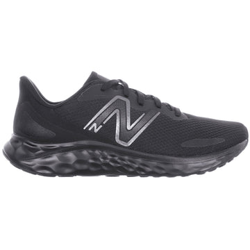 Quarter view Men's New Balance Footwear style name Fresh Foam Arishi V4 Sr Medium in color Black/ Black. Sku: MARISSB4-1D