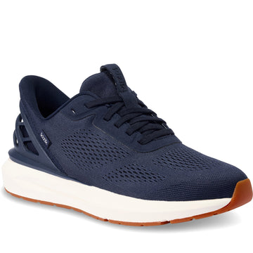 Quarter turn Men's Kizik Footwear style name Athens 2 in color Naval Academy. Sku: MATH2509