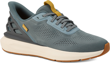 Quarter turn view Men's Kizik Footwear style name Athens 2 in color STRMY WTHR. Sku: MATH2512