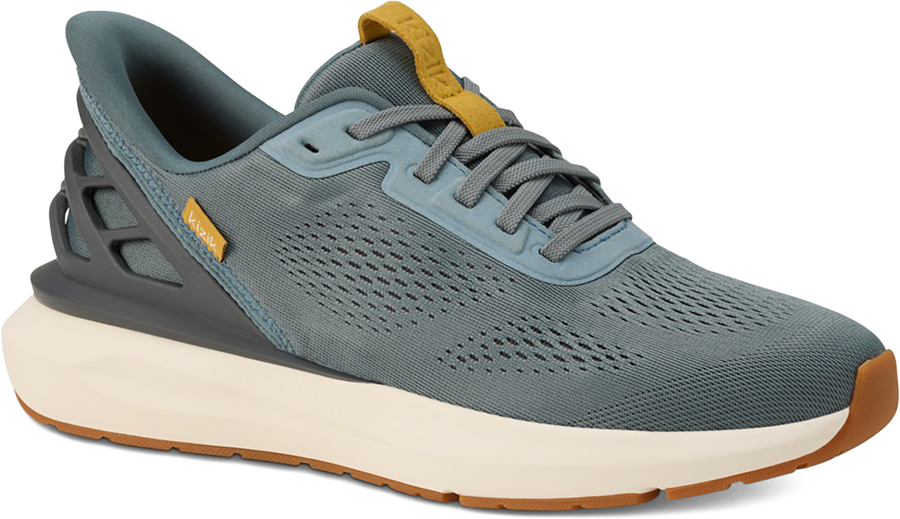 Quarter turn view Men's Kizik Footwear style name Athens 2 in color STRMY WTHR. Sku: MATH2512