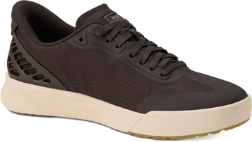 Quarter turn view Men's Kizik Footwear style name Austin in color MOLE/WCGRY. Sku: MAUS2501