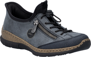 Quarter turn view Women's Rieker Footwear style name Nikita 67 in color PZFKATLNSC. Sku: N3267-14