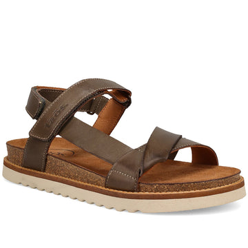 Quarter turn Women's TAOS Footwear style name Sideways in color Olive. Sku: SDW-8372OLV