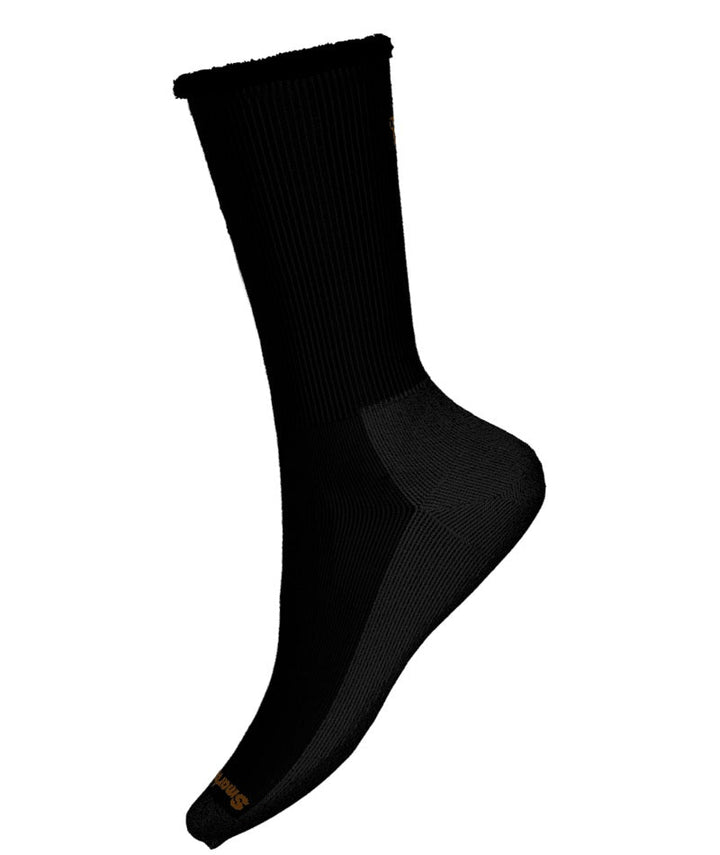 Women's Smartwool Socks style name Roll Top Crew in color Black. Sku: SW002883001