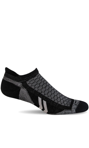 Women's Sockwell Socks style name Incline II Micro in color Black. Sku: SW101W-900