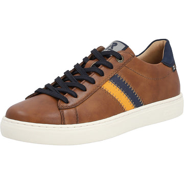 Quarter view Men's Rieker Footwear style name Nash 05 in color Brandy. Sku: U0705-24