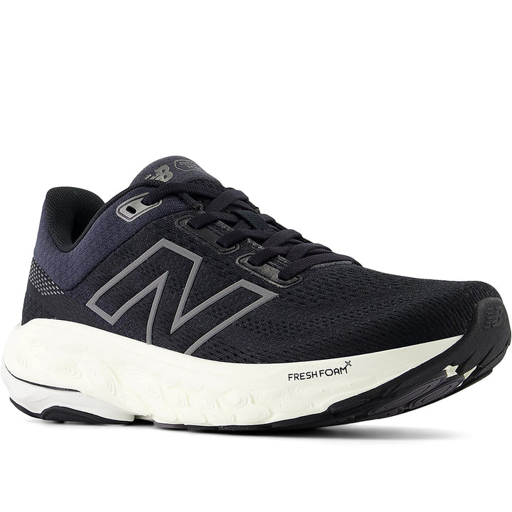 Women's New Balance 860 V14 Medium in Black/ Phantom/ Angora. Sku: W860A14-B