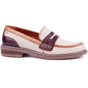 Quarter view Women's Pikolinos Footwear style name Aldaya 3541C2 in color Marfil. Sku: W8J-3541C2MAR