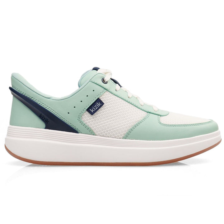 Quarter view Women's Kizik Footwear style name Brisbane in color Surf Spray. Sku: WHERSW01