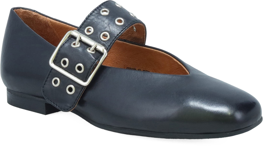 Quarter turn view Women's Miz Mooz Footwear style name Zephyr in color BLACK. Sku: ZEPHYR-BLACK