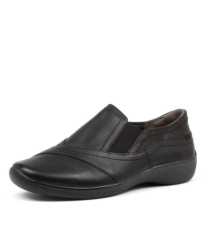 Women's Ziera Java in Black Leather sku: ZR10032BLALE