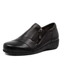 Women's Ziera Sage in Black Leather sku: ZR10036BLALE