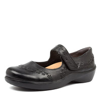 Women's Ziera Gummibear in Black Leather sku: ZR10071BLALE