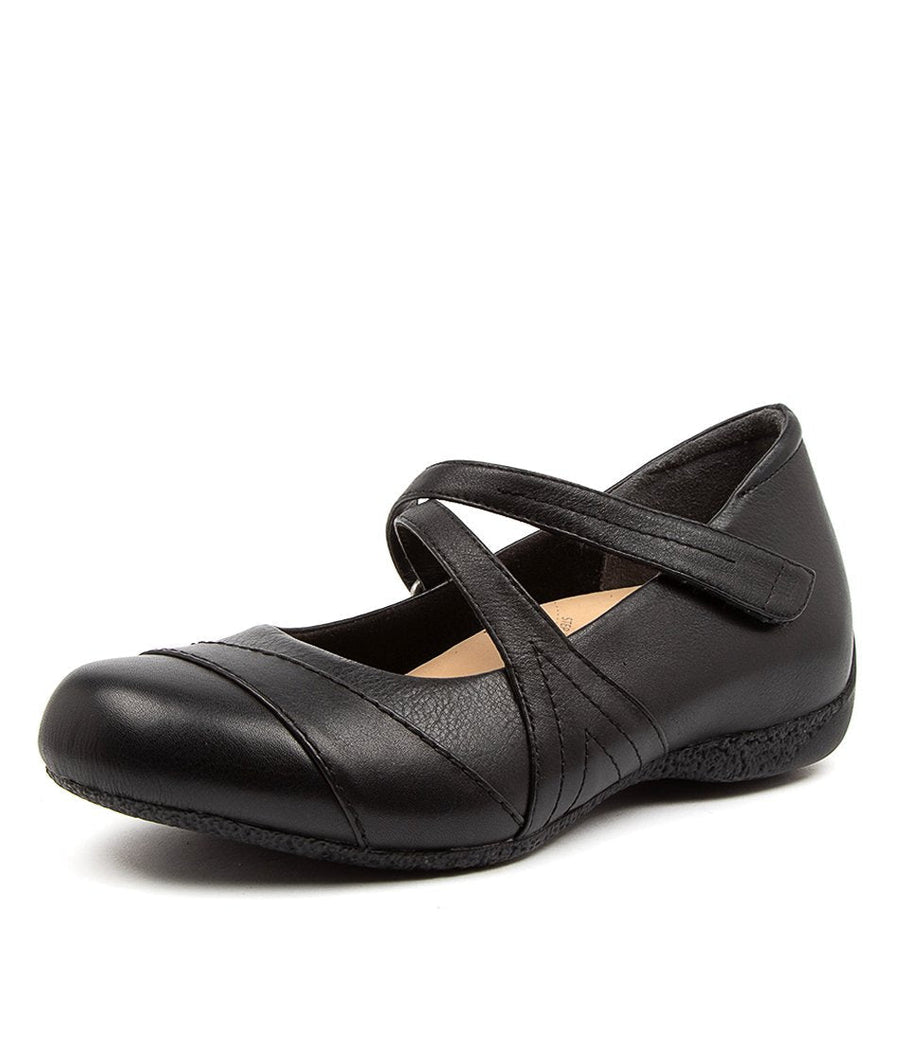Women's Ziera Xray in Black Leather sku: ZR10074BLALE