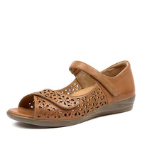 Women's Ziera Daffodil in Tan Leather sku: ZR10104TANLE