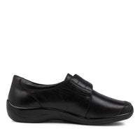 Women's Shoe, Brand Ziera  in  in Black Leather shoe image inside view