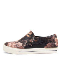 Women's Shoe, Brand Ziera  in  in Antique Floral Leather shoe image outside view