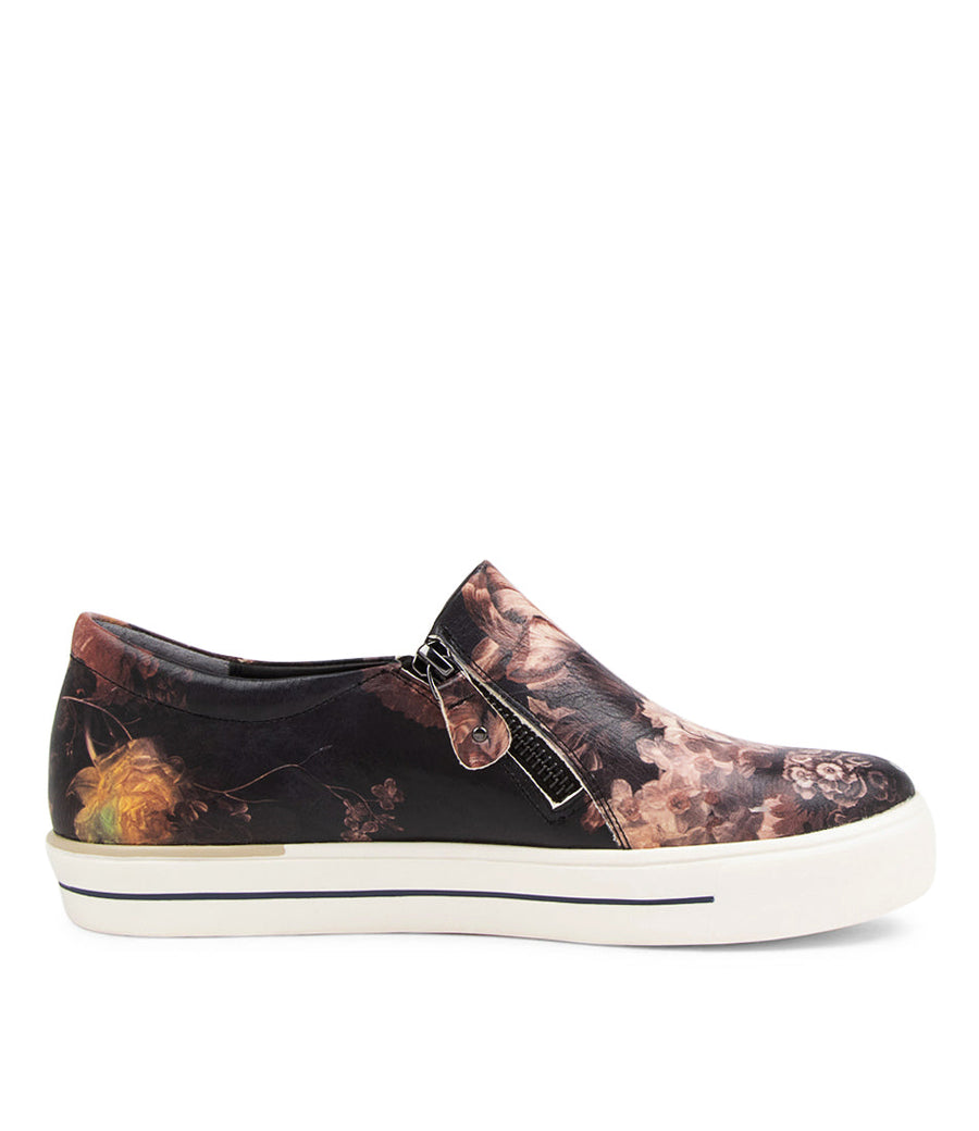 Women's Shoe, Brand Ziera  in  in Antique Floral Leather shoe image inside view