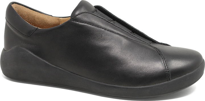 Quarter turn view Women's Ziera Footwear style name Yass Xf in color BLACK/BLAC. Sku: ZR11184B5863