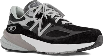Women's New Balance W990BK6 Double Wide in Black/ White. Sku: W990BK6-2E