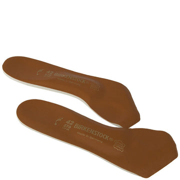 Quarter view  Insole style name AIR 3/4 LTHR in color Brown Leather-lined. SKU: 1001243
