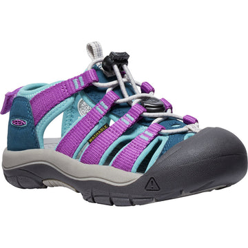 Quarter view Kid's Keen Footwear style name Newport H2 Boundless in color Legion Blu. Sku: 1028784