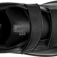 Top down view Women's Brooks Footwear style name Addiction Walker V-Strap 2 Double Wide in color Black. Sku: 110320-4E072