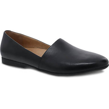 Quarter view Women's Dansko Footwear style name Larisa in color Black Milled Nappa. Sku: 2036-020200