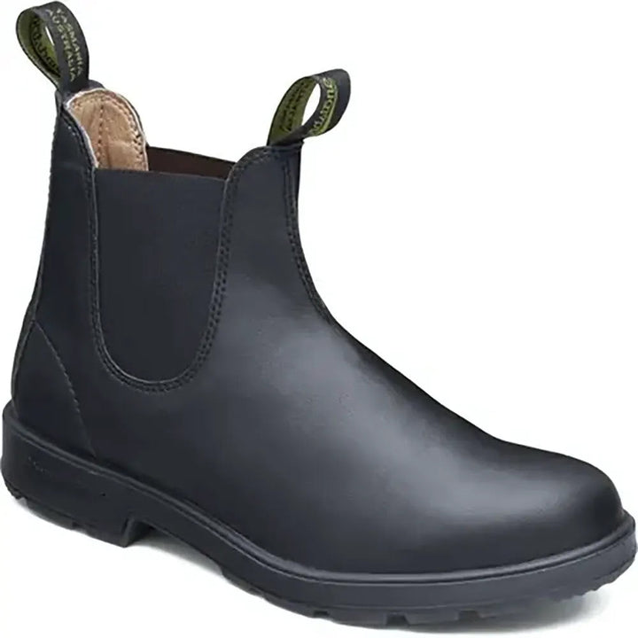 Quarter view Men's Blundstone Footwear style name Vegan Chelsea Boots color Black. Sku: 2115-BLACK