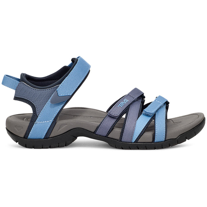 Quarter view Women's Teva Footwear style name Tirra in color Blue Multi. Sku: 4266BLMU