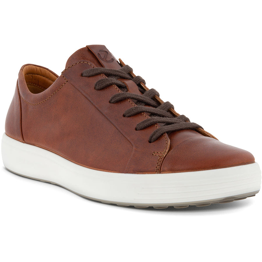 Quarter view Men's Footwear style name Soft 7 City Sneaker in color Cognac. SKU: 470364-02053