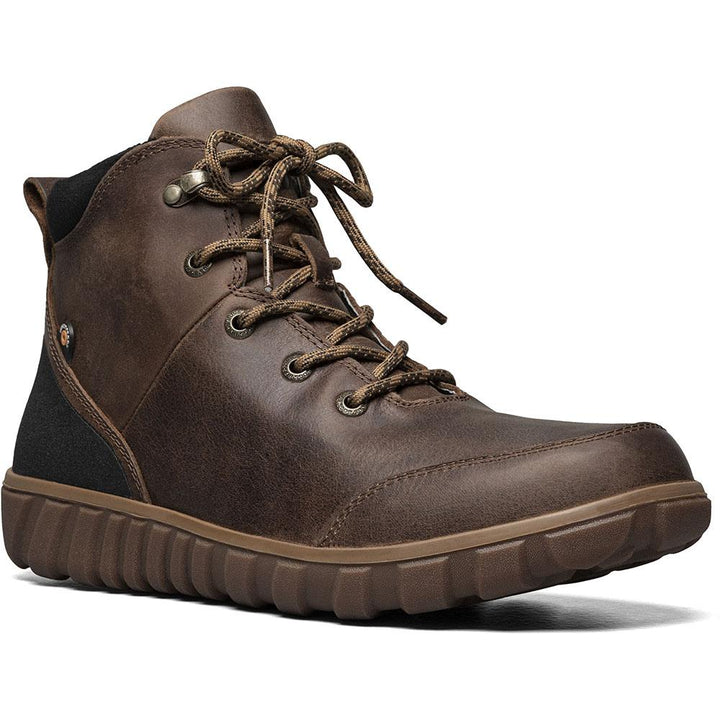 Quarter view Men's Bogs Footwear style name Classic Casual Hiker in color Cognac. Sku: 72752-221