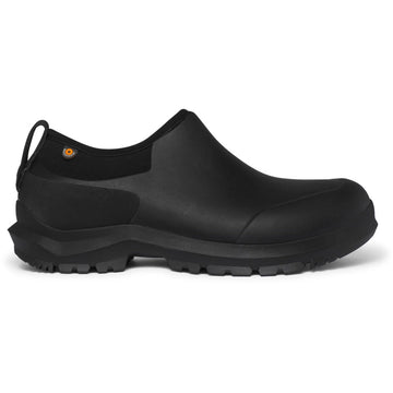 Quarter view Men's Bogs Footwear style name Sauvie Slip On IIs in color Black. Sku: 73111-001