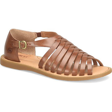 Quarter view Women's Born Footwear style name Ida in color Brown. Sku: BR0056306