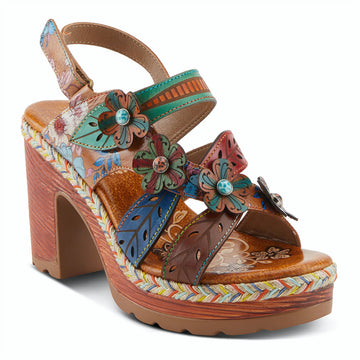 Quarter view Women's L'Artiste Footwear style name Ihana in color Camel. Sku: IHANA-CAM